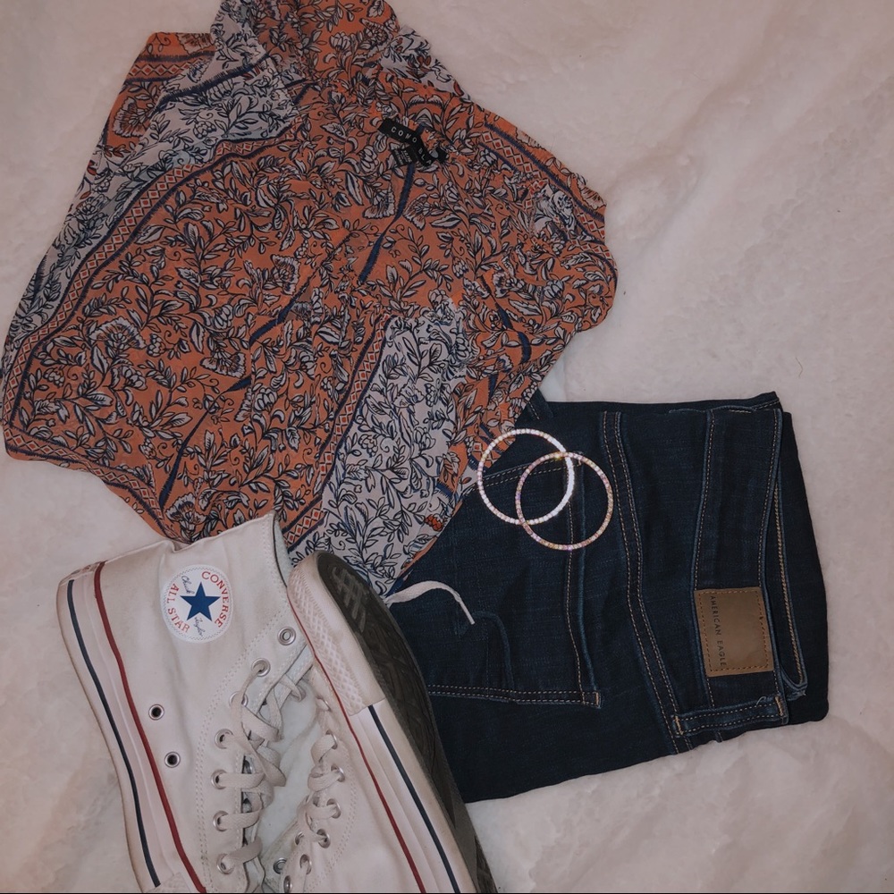 Dumbbell Floral Blouse | 14/16 Cute Plus Fashion